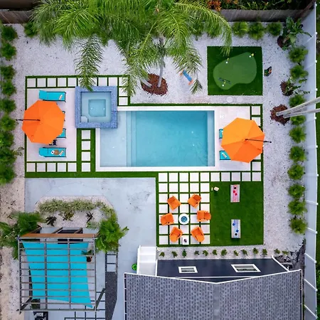Villa Tessa Sleeps 12 Pool Spa Mini Golf Games Near Beaches Ami & Img Pet Ok